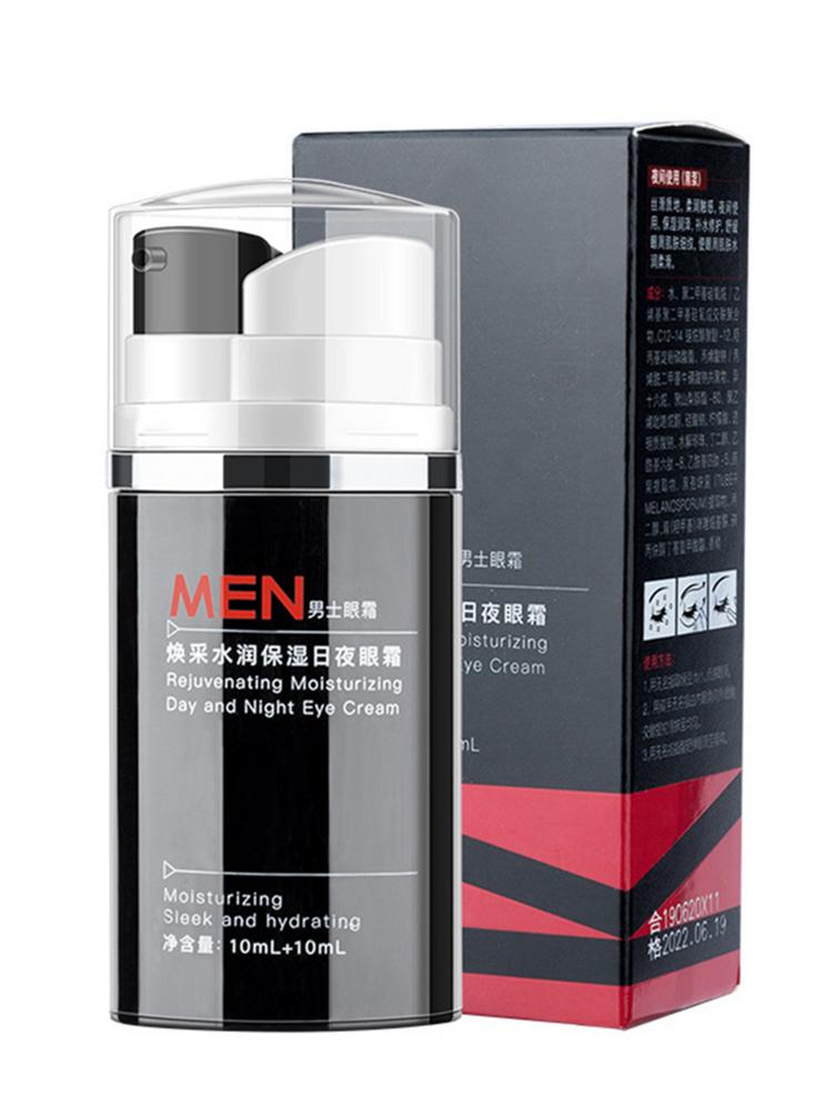 Men Day and Night Anti-wrinkle Firming Eye Cream 10ml Skin Care Black Eye Puffiness Fine Lines Wrinkles Face Care Product