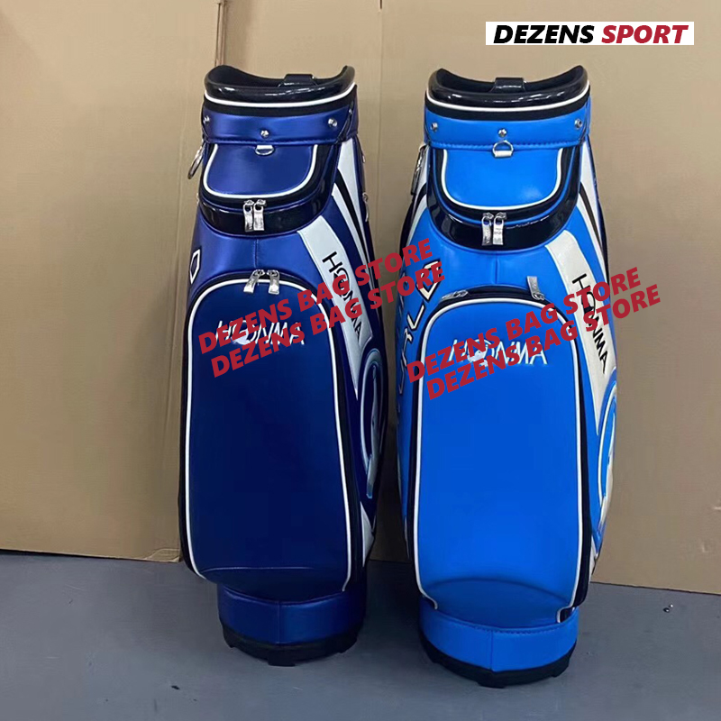 DEZNES 2020 NEW Waterproof Blue PU golf bag