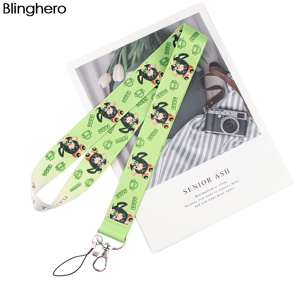 20pcs/lot BH1183 Blinghero Magic School Lanyard Keychain Cartoon Anime Lanyard Badges ID Cell Phone Rope Neck Strap Accessory