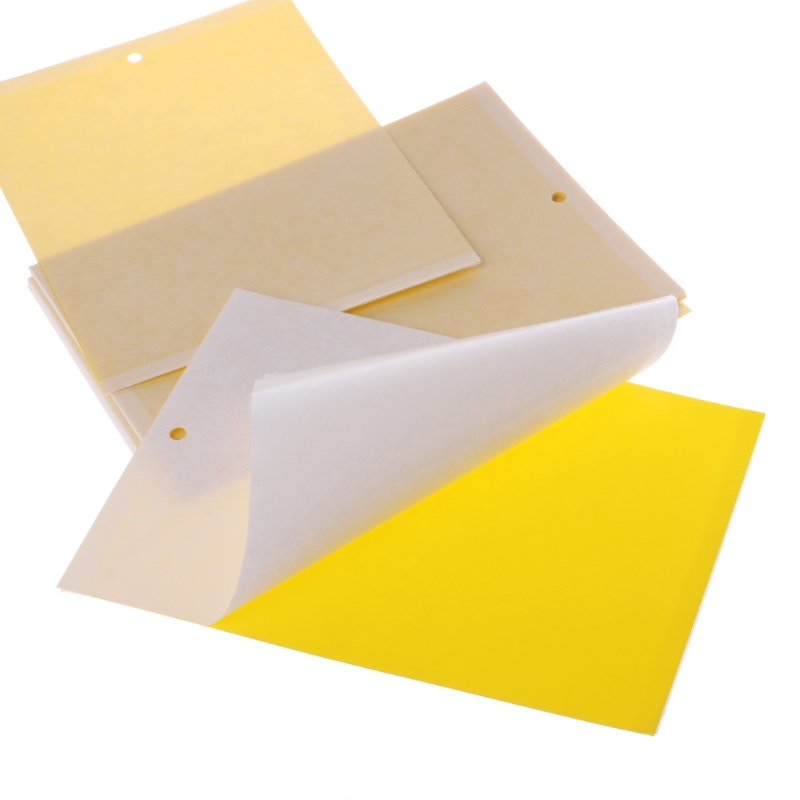 20Pcs Dual-Sided Yellow Sticky Traps for Flying Plant Insect Gardening Tools G8TB