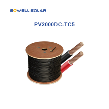 PV2000V solar cable tinned copper conductor H1Z2Z2-K