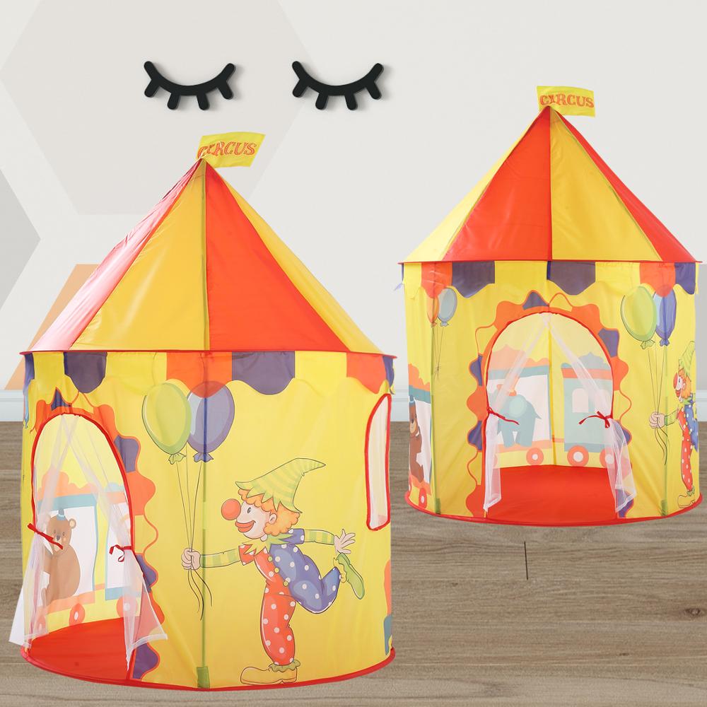 135CM Kids Play Tents Ball Pool Tent Toys Boy Girl Princess Castle Portable Indoor Outdoor Baby Play Tents House Hut Kids Toy