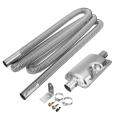 250cm Air Heater Exhaust Muffler Pipe Silencer Diesel Parking Heater Gas Vent Hose Tube For Webasto Eberspacher Propex