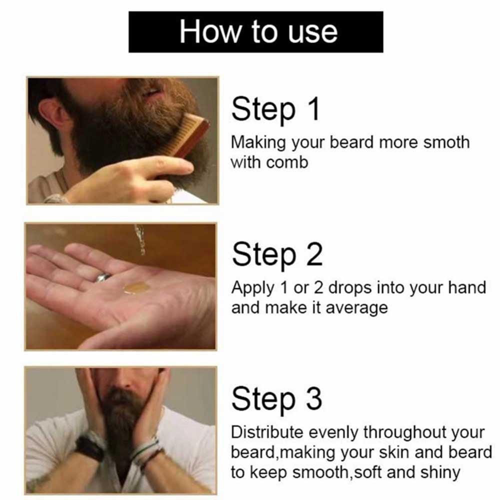 Man Beard Care kit With Scissor,Comb,Brush,Beard Oil,Styling Shaping Mustache Hair Growth Beard Styling Beard Care tool