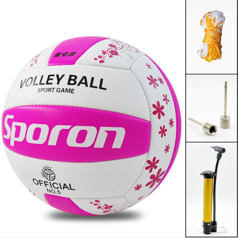 One Piece PVC Soft Volleyball Professional Training Competition Ball International Standard Beach Handball Indoor Outdoor