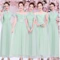 Sweet Memory Half Sleeve Mint Green Bridesmaid Dress Bride Guests Wedding Plus Size Bridesmaid Dresses Size 2 to Size 16 SB1967