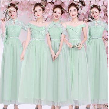 Sweet Memory Half Sleeve Mint Green Bridesmaid Dress Bride Guests Wedding Plus Size Bridesmaid Dresses Size 2 to Size 16 SB1967