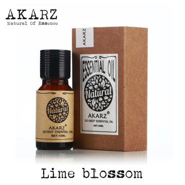 Lime blossom essential oil AKARZ natural Oiliness Cosmetics Candle Soap Scents Making DIY odorant raw material Lime blossom oil