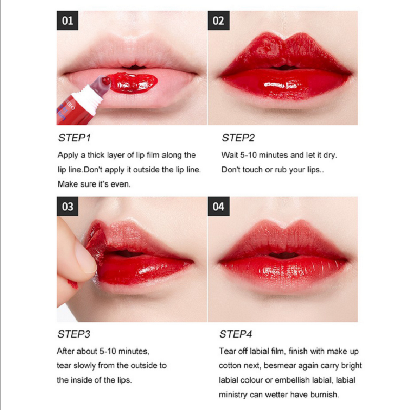 Amazing Tear Pull Lip Gloss Lipstick Winter Moisturizing Waterproof Liquid Makeup Lip Stick Long Lasting Lipstick Tint TSLM2