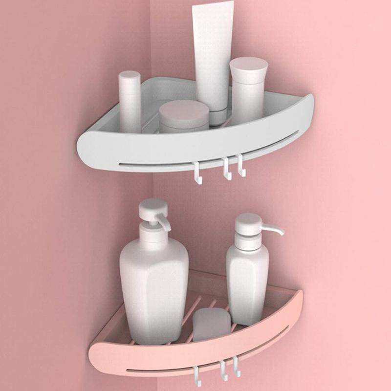Bathroom Shelf Shower Shampoo Soap Triangle Rack Holder Cosmetic Organizer Storage Rack Corner Shower Shelf Bathroom Accessories