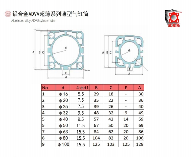 Advv Air Cylinder Barrel