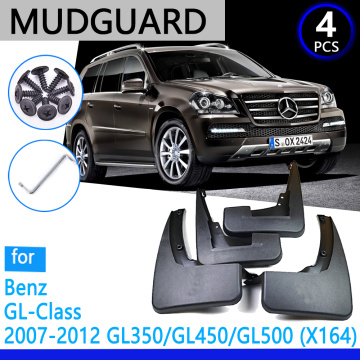 Mudguards fit for Mercedes Benz GL-Class X164 2007~2012 2008 2009 2011 Car Accessories Mudflap Fender Auto Replacement Parts