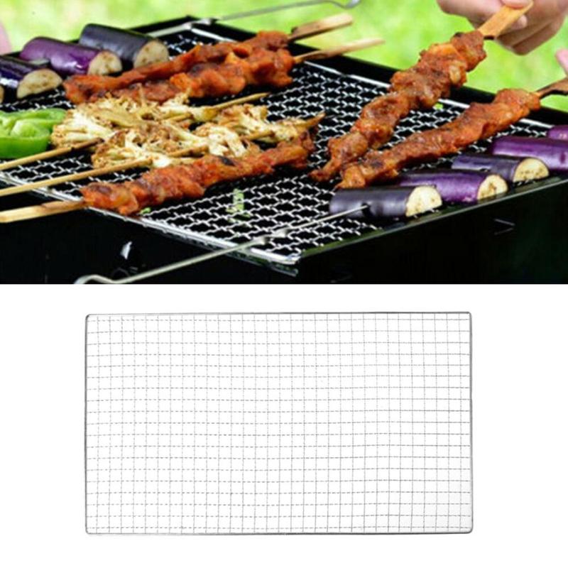 Multifunction Iron Non-Stick Barbecue Rack Baking Wire Gril Grill Accessories Rack BBQ Mesh Outdoor BBQ Cooling Tools I8R6