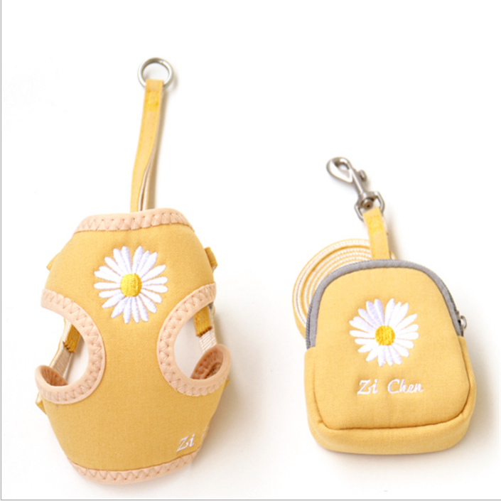 Cute Dog Harness And Leash Set