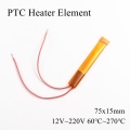 12V 24V 110V 220V PTC Heater Element Constant Thermostat Insulated Thermistor Air Electric Heating Chip Tube Film incubator
