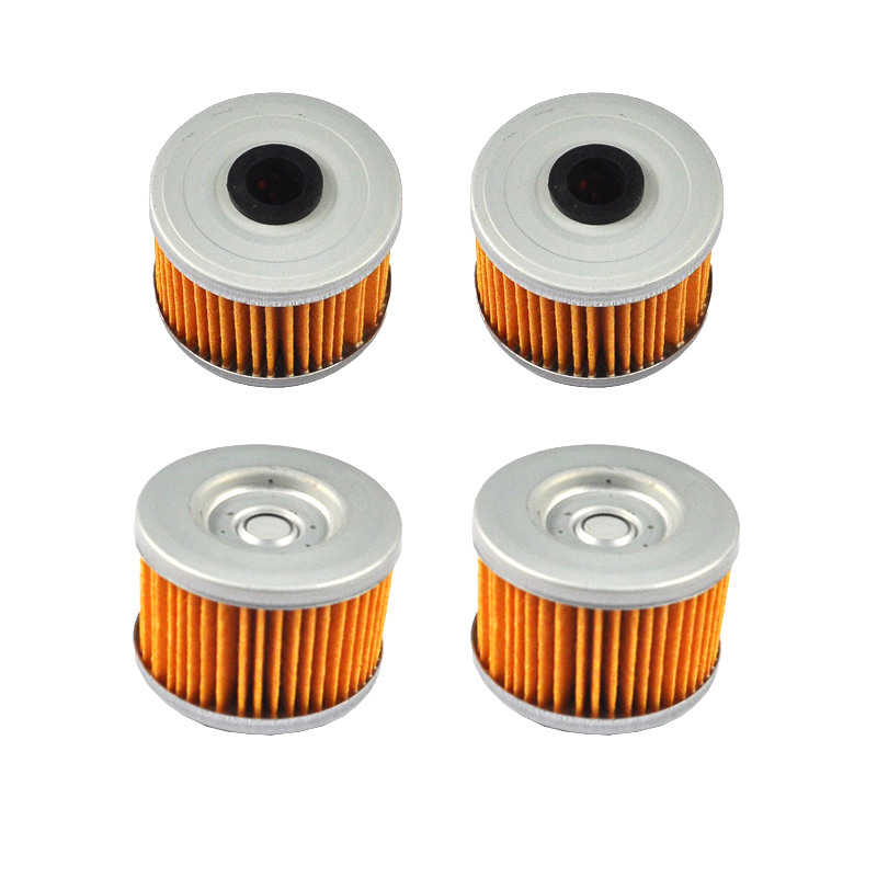 4 pcs for Honda ATC350 X FMX650 FX650 SLR650 TLR250 TRX700 XX XBR500 ATC250 ES ATC350 X Engine Oil Filter Cleaner