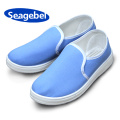 Canvas PU Anti-static Shoes Anti-dust Work Shoes Soft and Comfortable Thick Bottom Safety Shoes