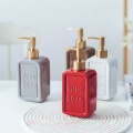 European Style Soap Dispenser Bottle Home Hotel Bathroom Shampoo Bottle Large-capacity Press Type Lotion Body Soap Empty Bottle