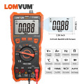 LOMVUM NCV Digital Multimeter 6000 Counts Electrical Tester AC/DC Voltage Current Detector Resistance Capacitance Auto Range