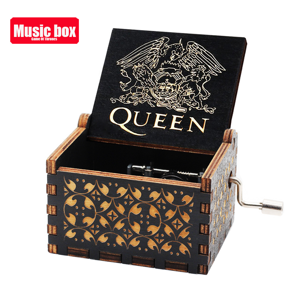 Wooden Hand Crank Music Box music box mechanism Birthday Christmas Gift home Decorations cajas musicales pozytywka