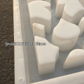 DIY Antique Wall Flower Window Mould Garden Pavement Plastic Path Mould Paving Cement Stone Brick Mould Tool White 60X30X8cm