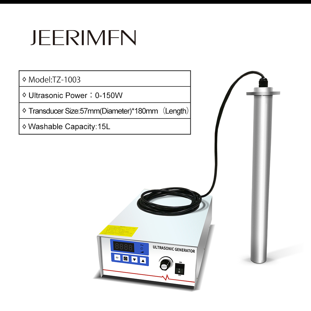 150W Immersion Portable Ultrasonic Cleaner Rod Gun Stick Vibrator Transducer Engine Parts Mould Oil Degreasing Ultrasound Washer
