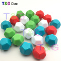 5pcs 25mm 12-sided D12 white blank dice can be written by pen for board game accessories High Quality