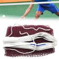 Portable Outdoor Standard Badminton Net for Professional Sports Training Game Tennis Net Mesh Volleyball Net Exercise Tools