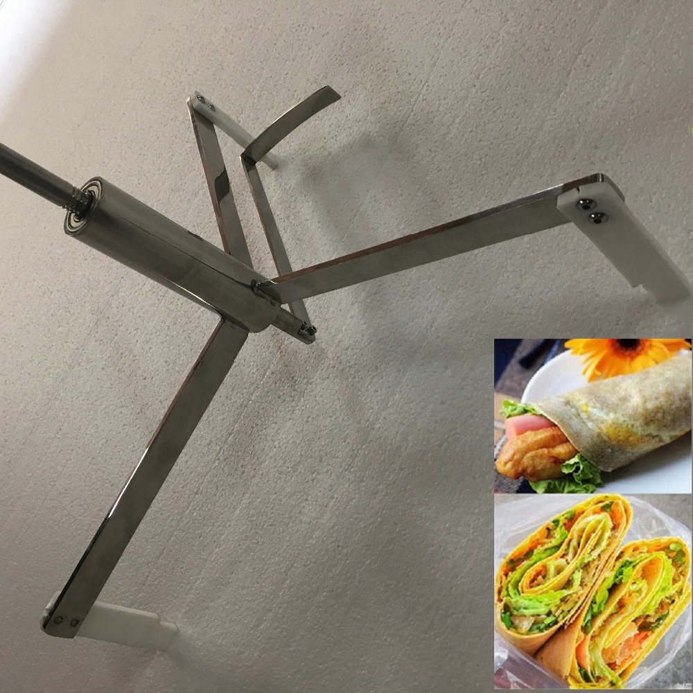 40cm Commercial Stainless Steel Crepe Maker Pancake Batter Spreader Stick Crepe Tools Restaurant Canteen Specially Supplies