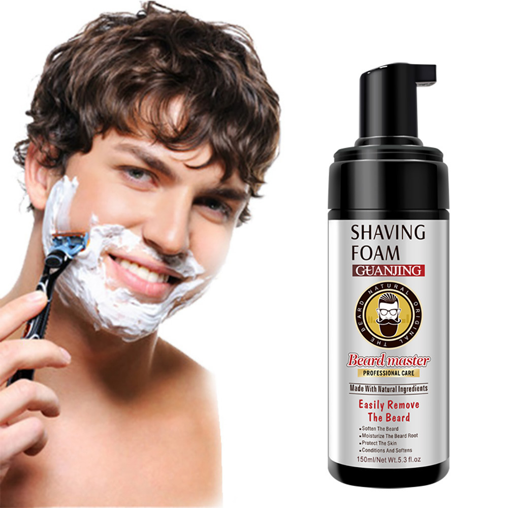 150ml Shaving Foam Refreshing Shaving Cream Men Razor Barber Soften Beard Moisturizing Beard Root Hair Removal Tool Skin Care