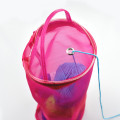 Storage Bag For Yarn Thread Zip Lock With hole Mesh Bags Crochet container Portable Hot Purple Lightweight Tote pouch L4