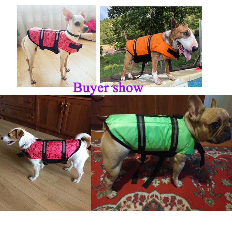 Dog Life Jacket Vests Outdoor Pet Dog Cloth Float Puppy Rescue Swimming Wear Safety Clothes Vest Life Vest For Dogs #1