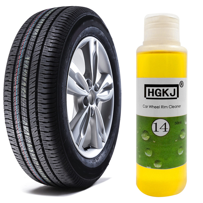 1x HGKJ-14 50ML =1:5 diluted 300ML Car Accessories cleaning Car Wheel Ring Cleaner High Concentrate Detergent Car Window Cleaner