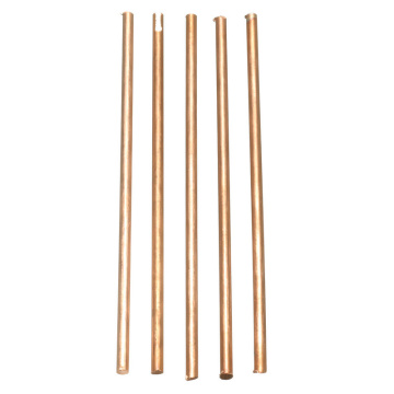 5Pcs 100mm Length Metal Electrode Soldering Rod 3mm Diameter Solid Round Red Copper Bar Welding Brazing Wire