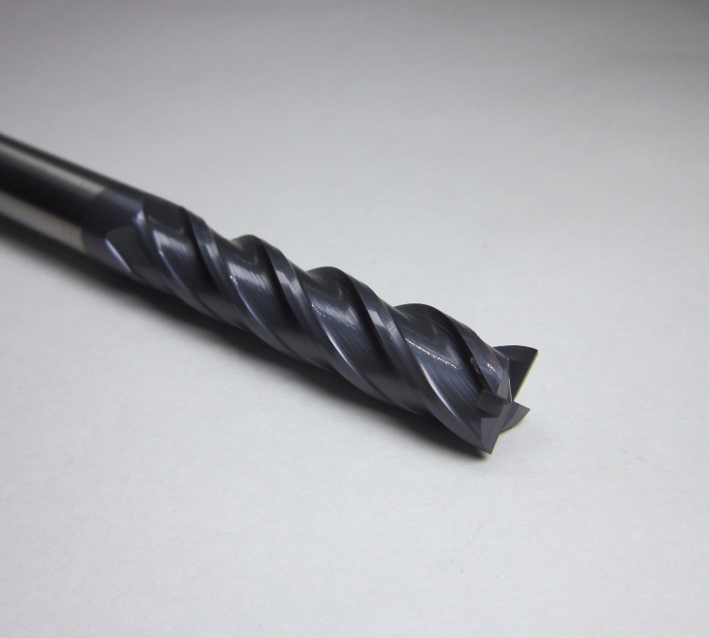 2PCS 12MM L=150mm 4 flutes HRC45 extra long shank tungsten carbide end mill milling cutter CNC machine Lengthen wholesale