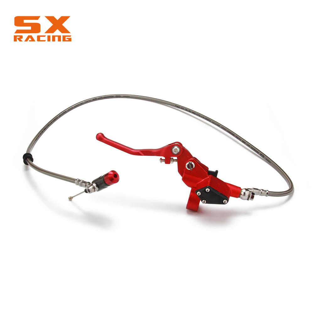 Motorcycle 1200mm Hydraulic Clutch Lever Master Cylinder Knitting Oil Hose For 125CC-250CC Vertical Engine CRF250 KX250F YZ250F