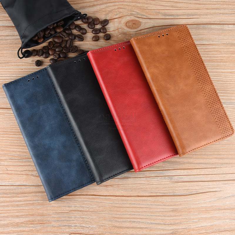 For ZTE Blade A7 2020 Case Book Wallet Vintage Slim Magnetic Leather Flip Cover Card Stand Soft Cover Luxury Mobile Phone Bags