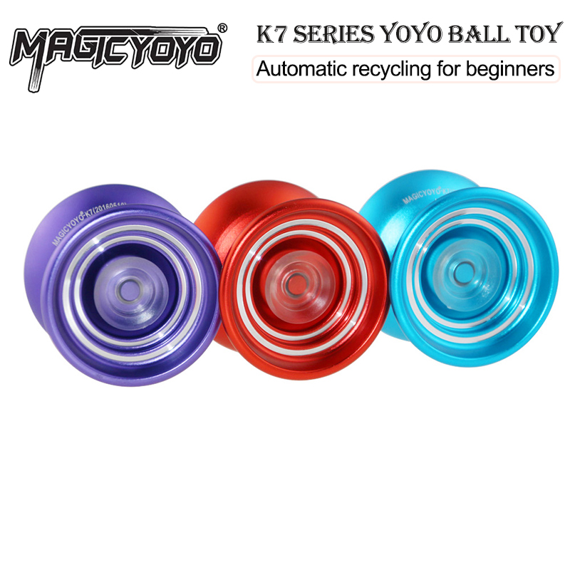 MAGICYOYO K7 Aluminum YOYO Ball 8- ball bearing with rope YO-YO Toys Gift For Kids Beginners professional yoyo ball trick toy