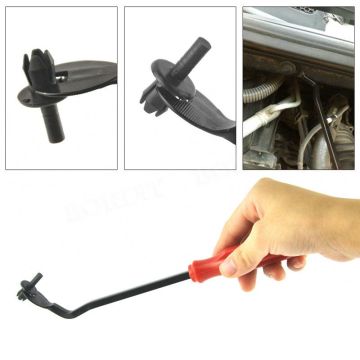 U Tip Nail Staple Fastener Rivet Tack Puller Removing Tool Screwdriver Hand Tool Remover For Automotive Motorcycle