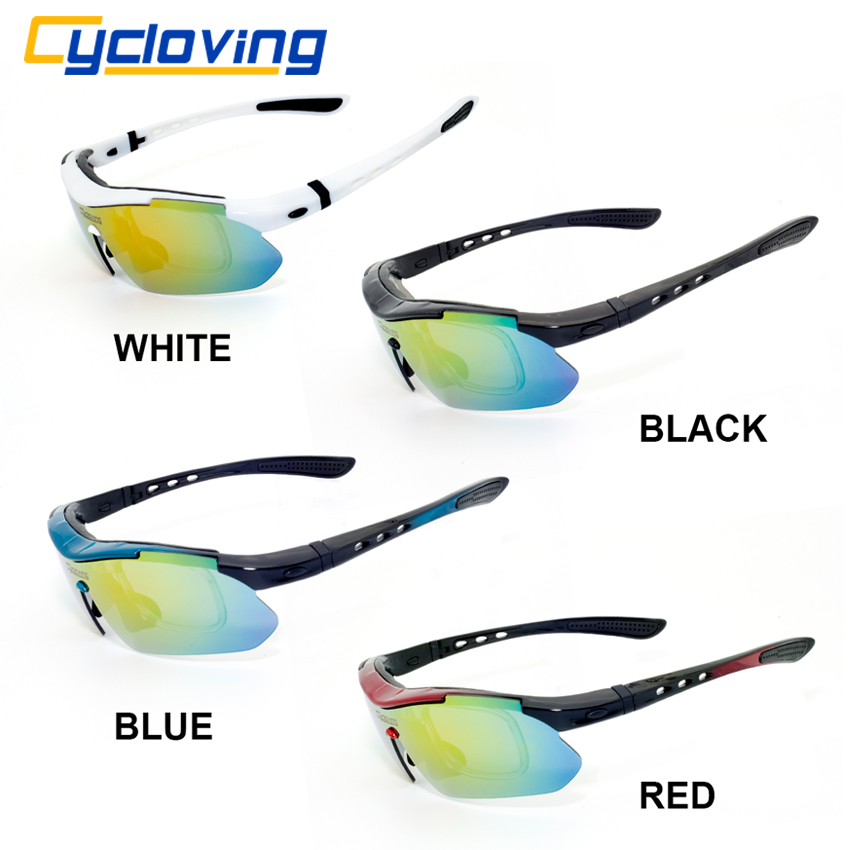 Cycloving Cycling Sunglasses sport sun glasses TR90 Glasses Set Men/Women Eyewear MTB Bicycle bike goggles