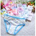 4pcs/Lot Girl Underwear Cute Printing Briefs Baby Kids Underpants 100% Cotton Cute Floral Children Underpants Size 3-11T