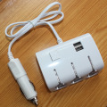 120W New Arrival Sockets Autos Cigarette Lighter Splitter 2USB Ports Charger Adapter With Switch Hand Accessory