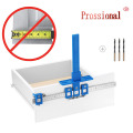 Detachable Hole Punch Locator Jig Tool Drill Guide Sleeve for Drawer Cabinet Hardware Dowel Wood Drilling Hole Punching Rule