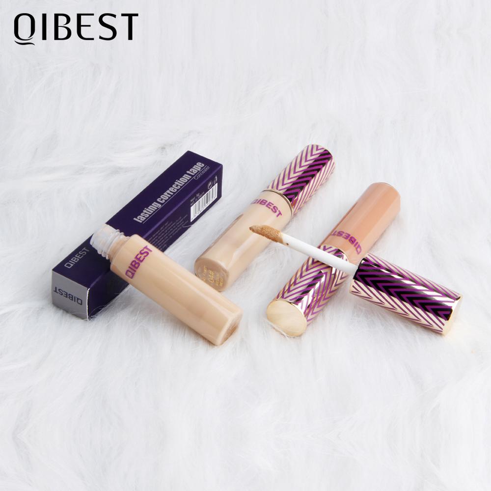 QIBEST Face Concealer Cream Full Cover Makeup Base Make Up For Eye Dark Circles Face Contouring Cosmetic Liquid Face Corrector