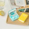 New Book shape contact lens case small and cute beauty mate compact Glasses Eyes Contact Lenses Box Care beauty storage box