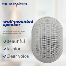 15W High Quality Outdoor Wall Mount Speaker Box Slim Stereo Pa Speaker for Park School Shopping Mall Background Music Player
