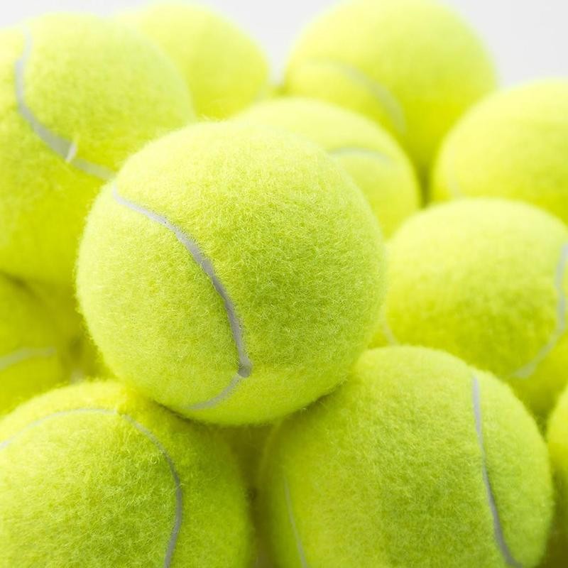 1pcs Professional Reinforced Rubber Tennis Ball Shock Absorber High Elasticity Durable Training Ball for Club School Training