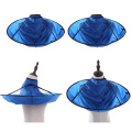 2pcs Pro Hair Cutting Cape Hair Catcher Hairdressing Umbrella Cloak Kit Blue