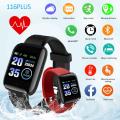 116 Plus Smart Watch Men Women Heart Rate Monitor Blood Pressure Fitness Tracker Smart Watch Pedometer Multifunction Sport Watch