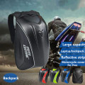 Black Men's Motorcycle Bag Waterproof Motorcycle Backpack Touring Luggage Bag Motorbike Bags Moto Magnetic Tank Bag mochila moto